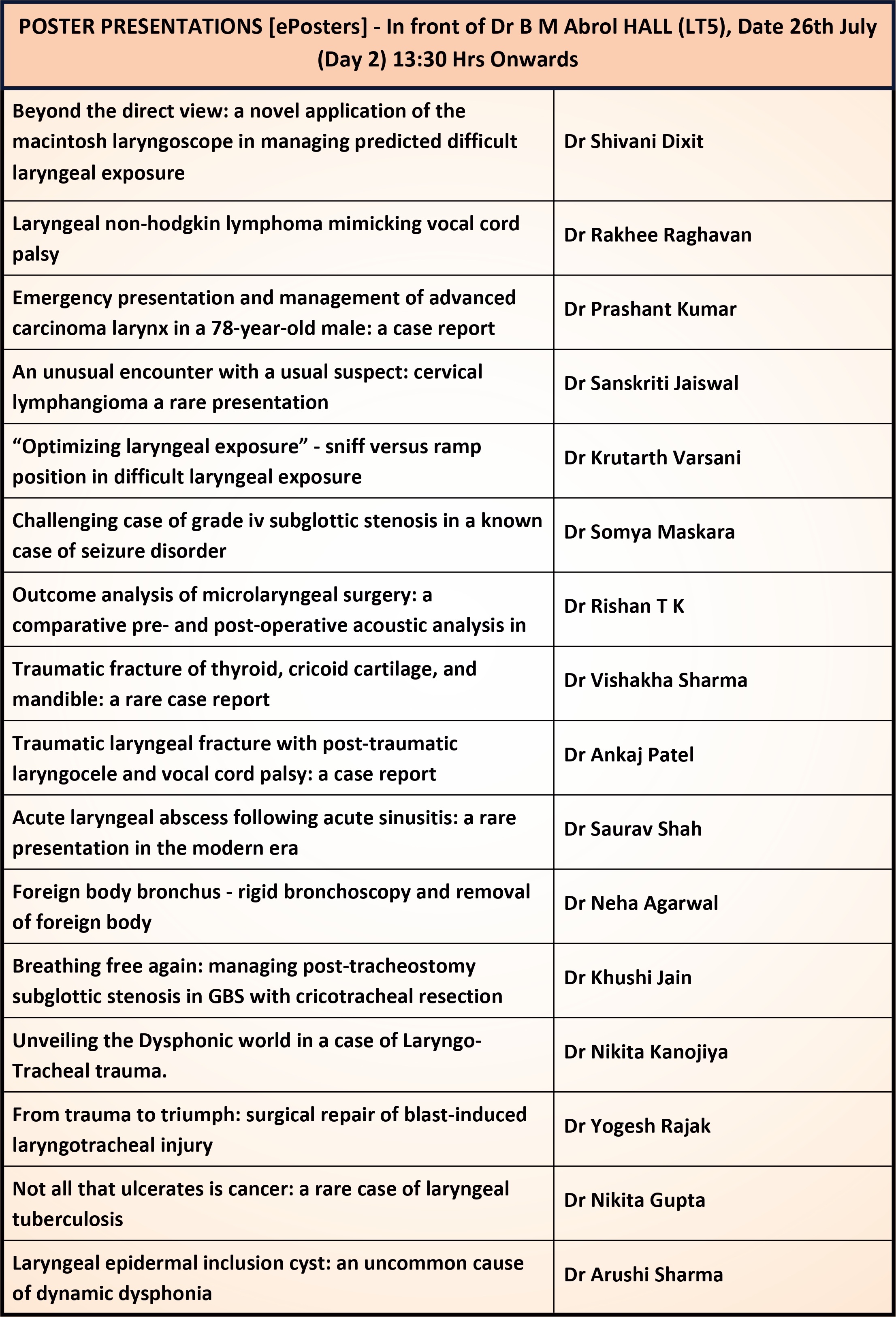 Scientific Program 17